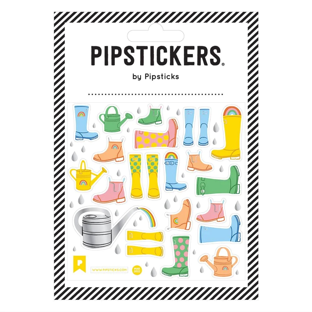 Pipsticks, Stickers, Art & School, Approximately 4"x4", Puddle Jumpers, 620102